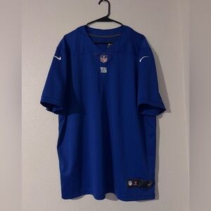 NFL On Field NY Giants Blue Men's Jersey Size XL Football